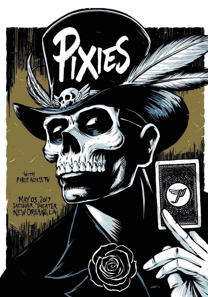 Posters - Poster Pixies - Pixies, Verzamelen, Muziek, Artiesten en Beroemdheden, Zo goed als nieuw, Verzenden