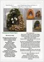 DIY Werkbeschrijving Voorjaarsei Paasei Open, Ophalen of Verzenden, Nieuw