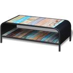 vidaXL Salontafel massief gerecycled hout, Huis en Inrichting, Tafels | Salontafels, 100 tot 150 cm, Verzenden, Nieuw, Minder dan 50 cm