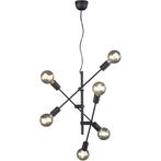 LED Hanglamp - Trion Ross - E27 Fitting - 6-lichts, Nieuw, Ophalen of Verzenden, Metaal, 75 cm of meer