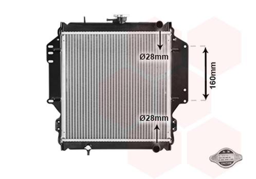 RADIATOR VOOR SUZUKI SAMURAI 1981-1998 1770080000, Auto-onderdelen, Airco en Verwarming, Nieuw, Ophalen of Verzenden