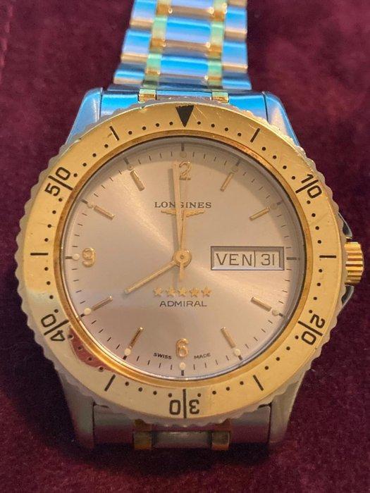 Longines - Admiral - Heren - 1990, Sieraden, Tassen en Uiterlijk, Horloges | Antiek
