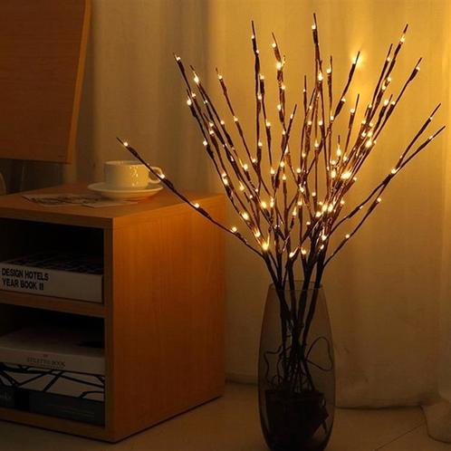 Kerst wilgentakken set - 20 LEDs - Warm wit, Diversen, Kerst, Ophalen of Verzenden