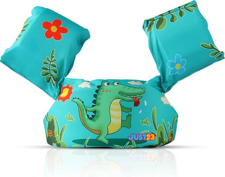 JUST23 Puddle Jumper Krokodil - Verstelbare Zwembandjes -, Caravans en Kamperen, Kampeeraccessoires, Nieuw, Ophalen of Verzenden