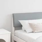vidaXL Gestoffeerd hoofdbord Lichtgrijs 180 cm Massief, Verzenden, Nieuw, Wit, Hout