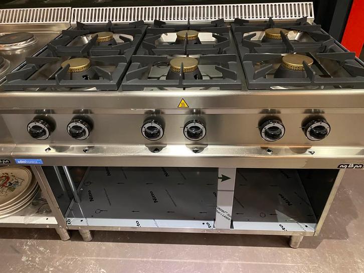 Gasfornuis 6 branders Diamond | Horeca gasfornuis G7/6BA11, Zakelijke goederen, Horeca | Keukenapparatuur, Nieuw in verpakking