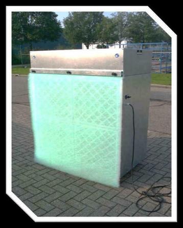 SPUITWAND, AFZUIGWAND mobiel 1.200 x 1.200 mm beschikbaar voor biedingen