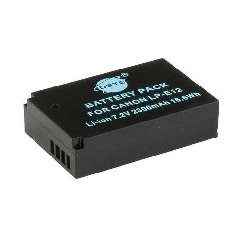 HL-E12 Accu Canon cameras - 2300 mAh Li-Ion Batterij, Audio, Tv en Foto, Fotografie | Accu's en Batterijen, Nieuw, Ophalen of Verzenden