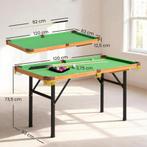 SPORTNOW Opvouwbare Biljarttafel, Mini-Biljarttafel, 2 Keus,, Verzenden, Nieuw