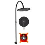 REA Inbouw regendouche - mat zwart - 25 cm - minimalistis..., Doe-het-zelf en Verbouw, Sanitair, Ophalen of Verzenden, Nieuw