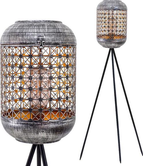 Solar Tripod Metaal – 92 cm (tuinverlichting), Tuin en Terras, Buitenverlichting, Waterbestendig, Led, Zonne-energie, Minder dan 50 watt