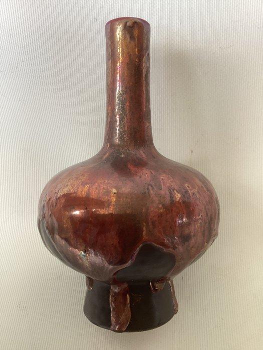 niet gemerkt - Vaas - Berbas Porceleyne fles aardewerk, Antiek en Kunst, Curiosa en Brocante