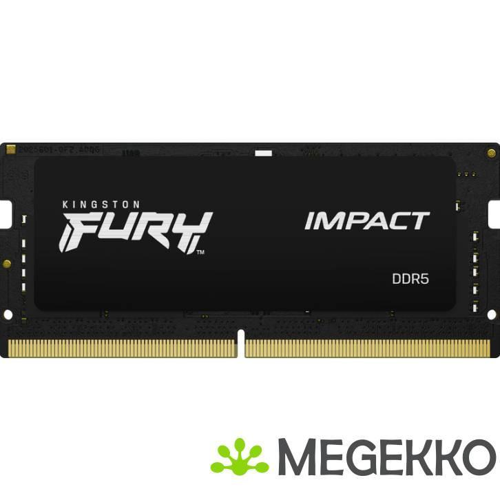 Kingston DDR5 SODIMM FURY Impact 2x32GB 4800, Computers en Software, RAM geheugen, Nieuw, Verzenden