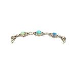 Zonder Minimumprijs - Armband Zilver - 6.21ct. tw. Opaal -, Sieraden, Tassen en Uiterlijk, Armbanden, Nieuw