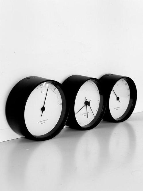 Henning Koppel - Georg Jensen - Weerstation (3) - Zwart, Antiek en Kunst, Antiek | Meubels | Stoelen en Banken