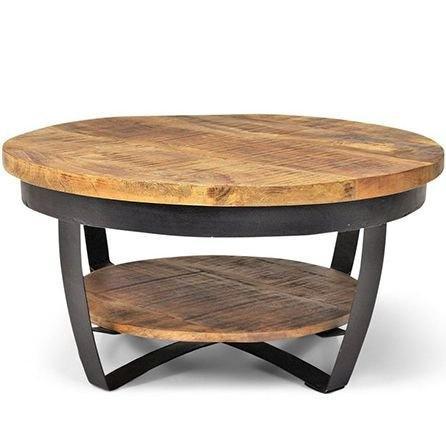 Salontafel Cilamon Hout - 90 cm, Huis en Inrichting, Tafels | Salontafels, Nieuw, Verzenden
