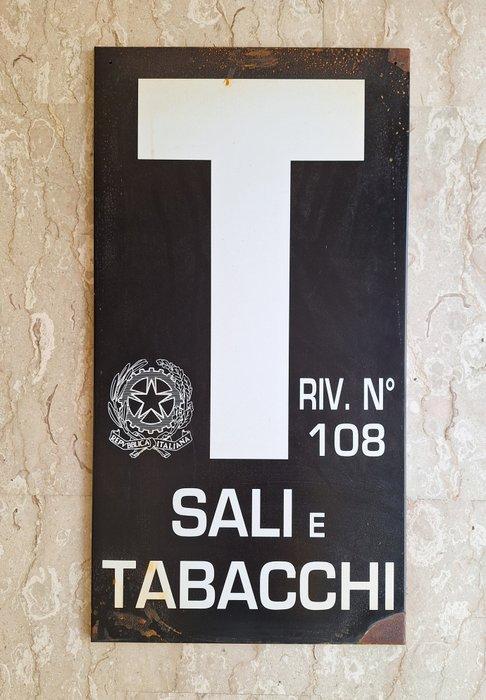 Sali e Tabacchi - Reclamebord - Ferro Massiccio, Antiek en Kunst, Antiek | Wandborden en Tegels