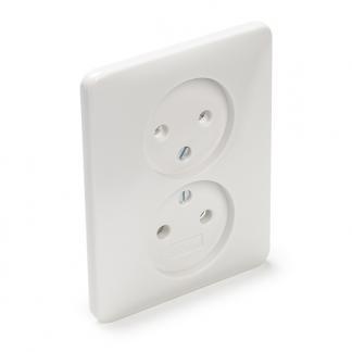 Stopcontact | Gira | SY55 (Inbouw, Wit), Doe-het-zelf en Verbouw, Elektra en Kabels, Nieuw, Verzenden