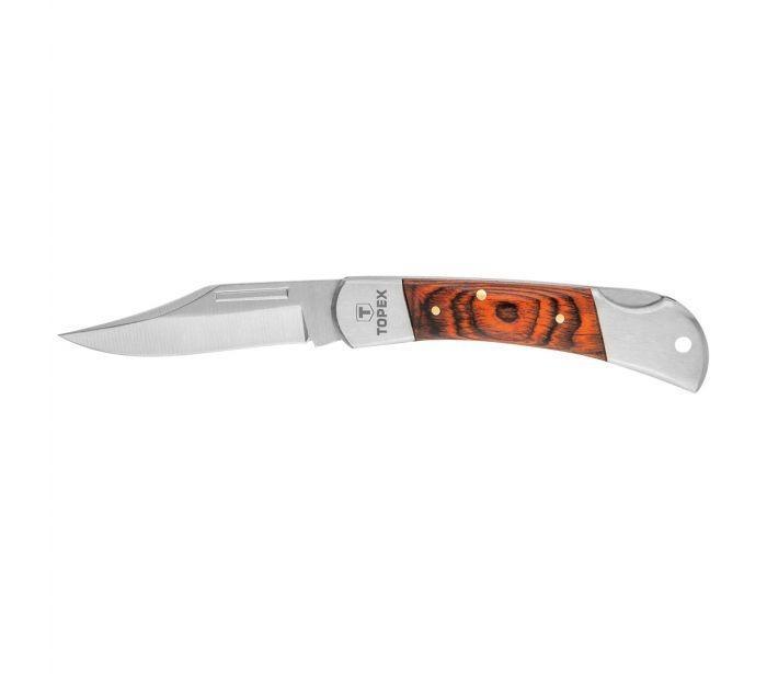 Zakmes 75 mm - Hout inleg - RVS, Caravans en Kamperen, Kampeergereedschap, Nieuw, Ophalen of Verzenden