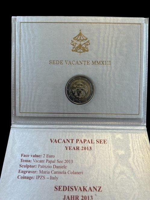 Vaticaan. 2 Euro 2013 Sede Vacante + Rio de Janeiro (2, Postzegels en Munten, Munten | Europa | Euromunten