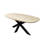 eettafels - deens ovaal - massief eiken, Ophalen, Nieuw, Eikenhout