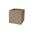 Plantenbak Fiberclay 40x40x40 cm Marmerlook, Verzenden, Nieuw, Vierkant