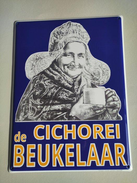 Cichorei de Beukelaar - Emaille bord - Emaille, Antiek en Kunst, Antiek | Wandborden en Tegels