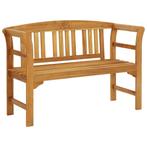 vidaXL Tuinbank 114 cm massief acaciahout, Verzenden, Nieuw, Hout