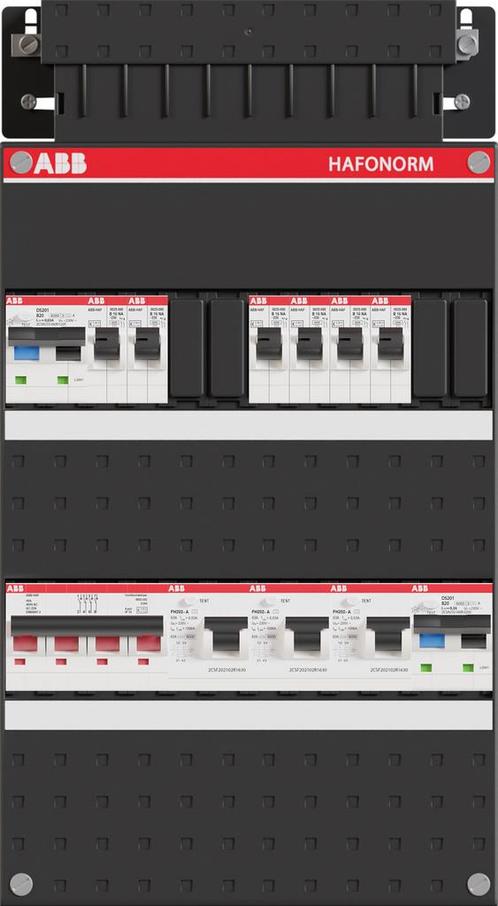 ABB Hafonorm PV-WP-Groepenkast | HS 40A - 6 groepen 3 x ALS, Doe-het-zelf en Verbouw, Elektra en Kabels, Nieuw, Ophalen of Verzenden