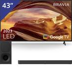 Sony 43 inch Ultra HD TV + Soundbar met Subwoofer, Audio, Tv en Foto, Soundbars, Nieuw