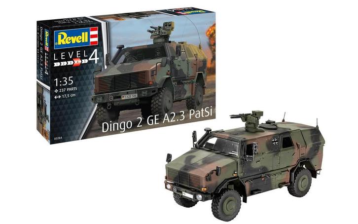 Dingo 2 GE A2.3 PatSi, Hobby en Vrije tijd, Modelbouw | Auto's en Voertuigen, Verzenden