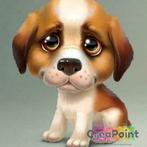 Full 5D Diamond Painting Puppy hond 2 Sint Bernard 20 x 2...