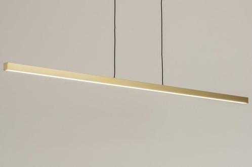 Rietveld Hanglampen - Goud - Geschuurd Aluminium, Huis en Inrichting, Lampen | Hanglampen, Verzenden