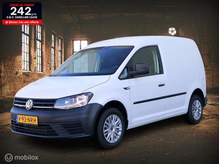 Zakelijke lease - Volkswagen Caddy 1.0 TSI - BPM vrij -, Auto's, Bestelauto's, Handgeschakeld, Financial lease, Volkswagen, Stof
