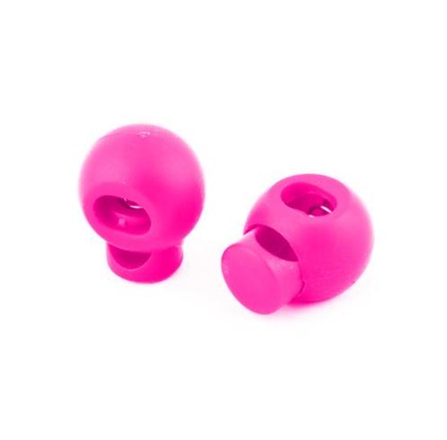 Bevestigingsclip met veer - Enkel gat - 16mm bol - Roze, Doe-het-zelf en Verbouw, Overige Doe-het-zelf en Verbouw, Nieuw, Ophalen of Verzenden