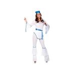 Wit disco kostuum voor dames - Abba kleding