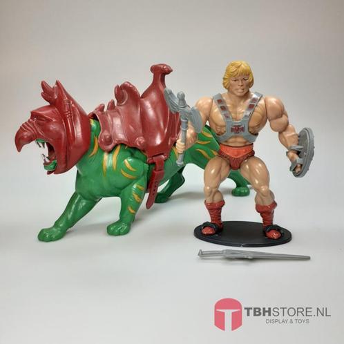 Masters of the Universe - He-Man & Battle Cat (Compleet), Verzamelen, Poppetjes en Figuurtjes, Zo goed als nieuw, Verzenden