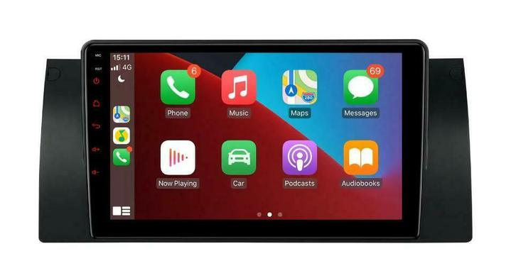 Carplay en Android auto navigatie BMW X5 E53 | 9 inch | DAB+, Auto diversen, Autoradio's, Nieuw, Ophalen of Verzenden