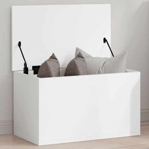 vidaXL Opbergbox 60x35x35 cm bewerkt hout wit, Huis en Inrichting, Woonaccessoires | Kisten, Nieuw, Verzenden