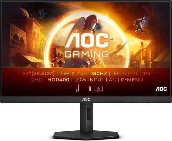 AOC Q27G4X - QHD Fast IPS Gaming Monitor - 180hz -, Computers en Software, Monitoren, Verzenden