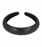 Haarband Diadeem Dik Glitter Zwart, Nieuw