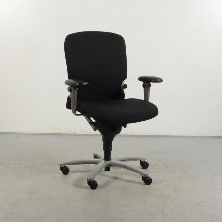 Bureaustoel Haworth Comforto 77 - Zwart - Opnieuw, Zakelijke goederen, Kantoor en Winkelinrichting | Kantoormeubilair en Inrichting