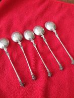 Theelepel (5) - .835 zilver - 5 theelepels, Antiek en Kunst