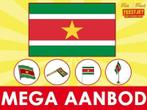 Surinaamse vlaggen - Mega aanbod vlag Suriname, Diversen, Vlaggen en Wimpels, Nieuw, Ophalen of Verzenden