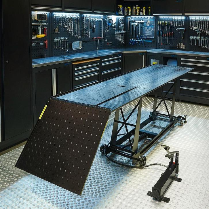 Datona Motorheftafel hydropneumatisch met inrijklem en, Motoren, Onderdelen | Merk-onafhankelijk, Nieuw, Ophalen of Verzenden