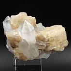 Alpino, Quarzi Ialini met Gele Dolomiet, Italië Kristallen