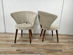 Zitgroep (2) - Cocktailstoelen, Duitsland jaren 40 - Hout,