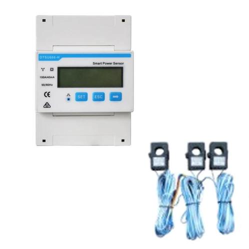 Huawei DTSU666-H 3 fases Energiemeter met 3x 250A sensoren, Doe-het-zelf en Verbouw, Zonnepanelen en Toebehoren, Nieuw, Verzenden