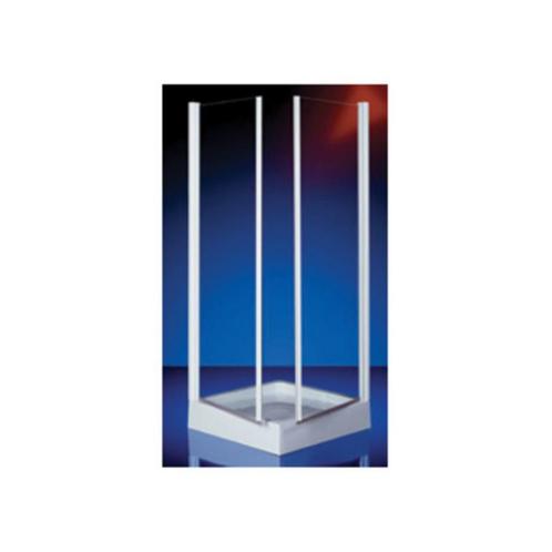 Douchecabine Hoekinstap Plieger Royal 2-delig 6mm Glas, Doe-het-zelf en Verbouw, Sanitair, Douche, Nieuw, Chroom, Ophalen of Verzenden