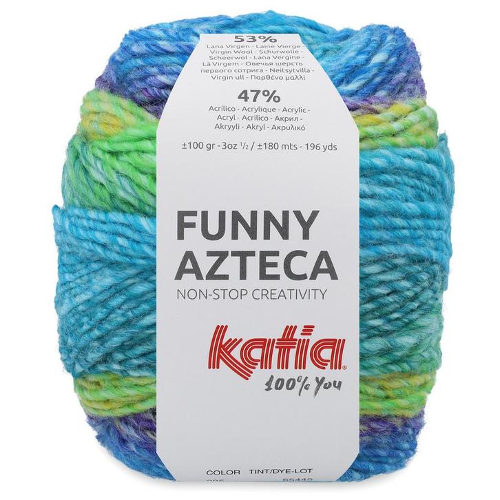 Katia Funny Azteca - 202 kust - Wol/Acryl Garen, Hobby en Vrije tijd, Breien en Haken, Ophalen of Verzenden